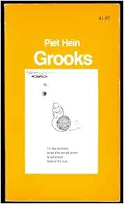 Grooks Piet Hein 9780385041409 Amazon Com Books
