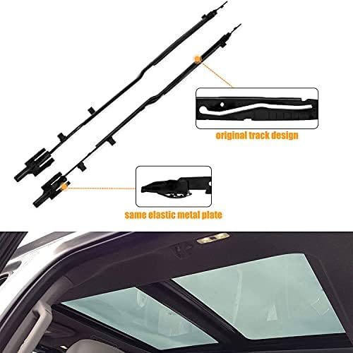 Wztepeng Sunroof Track Sunroof Guide Rails Assembly Repair Kit Compatible with 20152020 Ford
