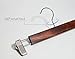 Topline Classic Wood Pants/Skirt Hangers with Clips - Mahogany Finish (10 Pack)
