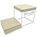Sorbus Foldable Storage Cube Basket Bin Covers (6 Pack) (Beige)