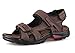 DADAWEN Men's Leather Strap Gladiator Sandal