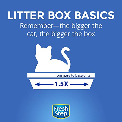 Fresh Step Clumping Cat Litter with Febreze, 14 lbs, Extreme Mountain Spring Scent