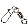 YOGAYET-Fishing-Ball-Bearing-Barrel-Swivel-with-Duo-lock-Snaps-Stainless-Steel-Solid-Rings-Fishing-Line-to-Hook-Clip-Connector-Pack-of-20 YOGAYET-Fishing-Ball-Bearing-Barrel-Swivel-with-Duo-lock-Snaps-Stainless-Steel-Solid-Rings-Fishing-Line-to-Hook-Clip-Connector-Pack-of-20