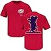 Ole Miss Fans. Colonel Reb Red T Shirt (Sm-5x)