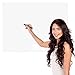 KITLIFE Dry Erase Whiteboard Sheet - Alternative to Heavy Erasable Board – Flexible Writing Sheet Sticks to Office Walls with Supplied Adhesive Mounting Strips - Dry Erase Markers Included, 24 x 36