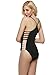 Ekouaer Swimsuits Womens Sexy One-Piece Bathing Suit Strappy Monokini Beachwear S-XL