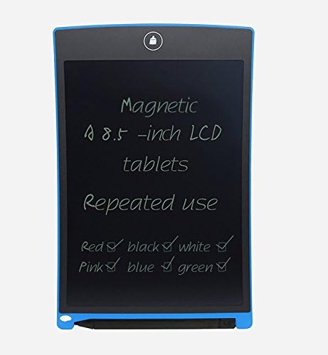 LCD writing Board Jot Tablet with 8.5 inch LCD eWriter Magnetic Pad Handwriting board for kids Blue