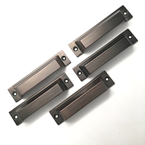 Southern Hills Oil Rubbed Bronze Cup Drawer Pulls Pack Of 5