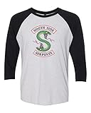 The Creating Studio Riverdale Southside Serpent Baseball Style T-Shirt (Small)
