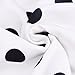 NEARTIME Women's Skirt, White Polka Dot Umbrella Skirt Retro Puff Skirts (XL)