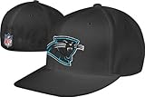 Carolina Panthers 2009 Black Fitted Sideline Flat Brim Hat