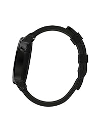 Motorola Moto 360 (2nda generación.) Hombres 1.8 in, color negro con correa de metal., Hombres 42 milímetros, 42 mm, Cuero negro