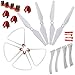 XiaoPengYo Spare Parts Rotor Blade Protective Gear + Foot Stand + Blade Cover + Blade lockstitch compatible with Syma X8SC X8SW X8PRO Quadcopter Drone