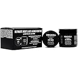 Brickell Men's Ultimate Anti-Aging Routine - Anti-Wrinkle Night Face Cream and Eye Cream to Reduce Puffiness, Wrinkles, Dark Circles, Under Eye Bags - Natural &amp; Organic (Unscented)