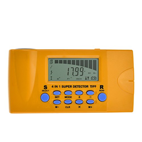 ALLOSUN 4 in 1 Ultrasonic Distance meter/Wood Stud Finder/Metal Detector/AC Wires Tracker