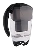 MAVEA 1001492 Elemaris Kompact 5-Cup Water Filtration Pitcher, Black