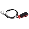Tbest Kajakpaddel-Leine, elastische Kajak-Kanusicherheitsschnur, Angelrute-Leine, Lanyard-Schnur mit Karabinerclip zum…