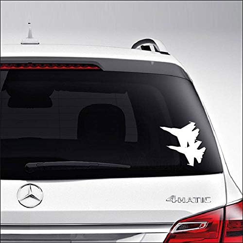 Aampco Decals F-18 Hornet Jet Fighter Military Plane Car Truck Motorcycle Windows Bumper Wall Decor Vinyl Decal Sticker Size- [6 inch/15 cm] Wide/Color- Matte Black