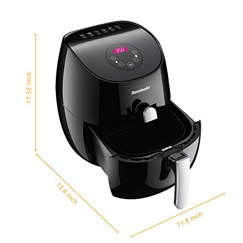 Homeleader Air Fryer, Oil Less Healthy Deep Air Fryer with Recipe Cookbook, 1350W 11street