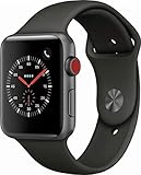 Apple Watch Series 3 42mm GPS + Cellular (Space Gray Aluminum Case with Gray Sport Band)