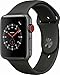 Apple Watch Series 3 42mm Smartwatch (GPS + Cellular, Space Gray Aluminum Case, Black Sport Band) (Renewed)