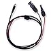 Webetop MC4 Connector Cables Solar Panel Adapter to DC 5.5 x 2.1 mm for All Power Solar Panel/Recharged for Portable Solar Generator Inverter