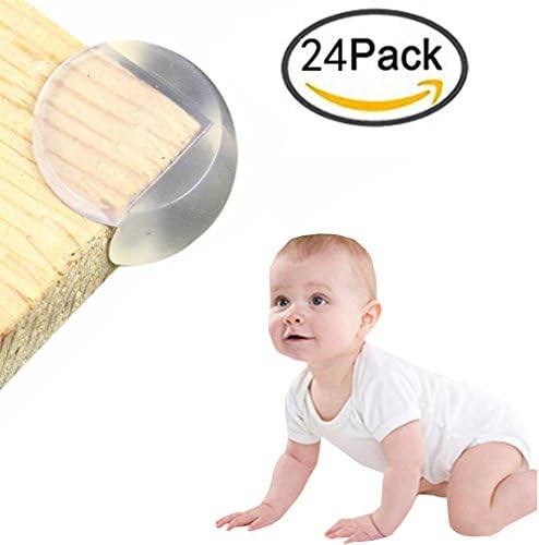 Corner Protector Furniture Corner Guard 24 Pcs For Table with High Resistant Pre-Applied 3M Adhesive Corner Cover Clear Anti-Collision