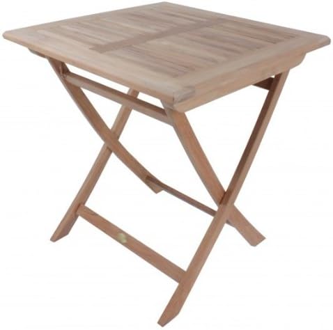 Untreated Teak Wood Table from High Quality Foldable Sidetable