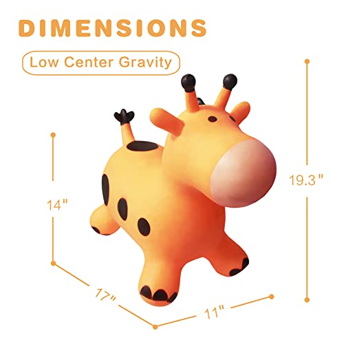 HotMax Bouncy Horse, Inflatable Bouncing Animals Hopper for Toddlers or