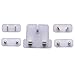 5 Piece International AC Plug Adapter Set for Europe; Middle East & Africa; Asia Pacific; South America; & South Pacific By Lenmar