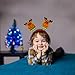 Toys World Shop 4 Christmas Headbands Pack Cute Christmas Head Wear Funny Reindeer Antler Happy Santa Claus Hair Band Holiday Headbands Xmas Party Decoration Accessory Christmas Costume Cosplay