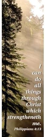 I Can Do All Things Through Christ Bookmark (Package of 25)