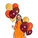 Treasures Gifted Fall Balloons Autumn Colored Balloons 12 Inch Orange Balloons Apricot Balloons Burgundy Balloons Brown Balloons 100 Pack Fall Festival Decorations Thanksgiving Party Decors