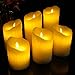 Flameless LED Candles Real Drip Pillar Wax with Timer and 10-Key Remote for Wedding,Votive,Yoga and Christmas Halloween Decoration Set of 6