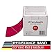 TheraBand Resistance Bands, 50 Yard Roll Professional Latex Elastic Band for Upper & Lower Body & Core Exercise, Physical Therapy, Pilates, at-Home Workouts, Rehab, Red, Medium, Beginner Level 3 primary