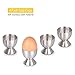 Vina 10 Piece Egg Cracker Topper Stainless Steel Tool Set, Includes: Egg Topper Shell Remover, Egg Cups, Egg Spoons and Egg Separator