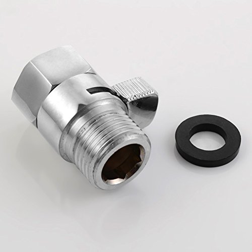 image for Water Flow Control Valve, Suyar Brass Shower Shut Off Valve Water Flow