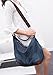 Women's Handbag Denim Purse Hobo Tote Top Handle Jean Shoulder Crossbody Bags,Blue