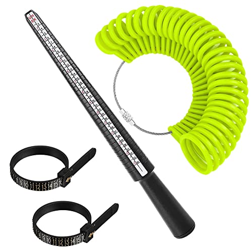 Accmor Ring Size Measuring Tool, Ring Mandrel Ring Sizer Guage