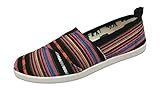 Slipper Rack Womens Classic Canvas Kung Fu Slip-On Sneaker Shoes