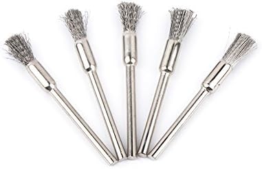 Fixmen 5Pcs Stainless Steel Mini Clean Brush Heating Wire Coils Cleaning Brush DIY Tools for RBA RDA RTA Tank