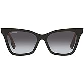 BURBERRY Sunglasses BE 4346 39428G Elsa Black Light Grey Gradient