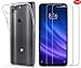 MYLBOO Compatible with for Samsung Galaxy A20S Case Galaxy A20S Screen Protector,2 in 1 Transparent Soft TPU Phone Case + 9H Tempered Glass Full Screen Protector for Galaxy A20S (Transparent.)