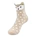 Hippih Girls Kids Animal Cotton Ankle Socks Toddler Crew Socks 5 Pack