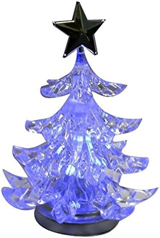 USB Christmas Tree, Casety USB Powered Mini Multicolor LED Christmas Tree for Desk Lamp Decoration ,7 kinds of colors (4.5"H)