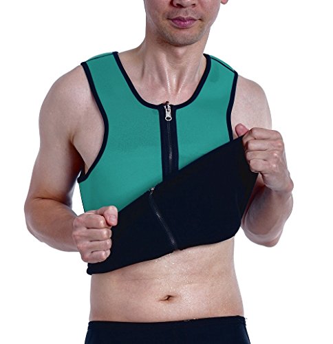 ValentinA Slimming Neoprene Vest Hot Sweat Shirt Body Shapers for Weight Loss Mens - Thumbnail 4