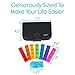 Vive Weekly Pill Organizer 4 Times a Day - 7 Days Pill Boxes for Morning, Noon, Evening, Night - Extra Large Medicine, Vitamin & Supplement Dispenser with Premium Leather Case and Splitter Cutter