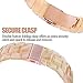 V-MORO Compatible Apple Watch Band 42mm 44mm 45mm Women - Resin Apple Watch Band Bracelet Metal Stainless Steel for Apple Watch Series 7/6/5/4/3/2/ - Pearly Floral Pink