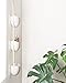 Mkono Ceramic Hanging Planter 3 Tier Indoor Wall Plant Holder