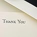Crane & Co. Black Hand Engraved Thank You Cards (CT3302)